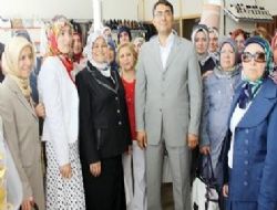 Bakan ve milletvekili eşleri Koçhisar'da