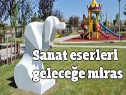 Taş heykeller Altındağ'ı donattı