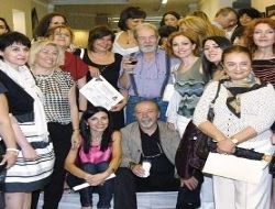 Kursiyerlerin resim sergisine yoğun ilgi