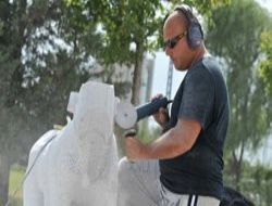 2. Ulusal Taş Heykel Sempozyumu devam ediyor