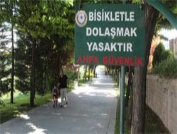 Bisiklete ‘park' yasağı