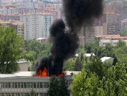 MTA'da korkutan yangın