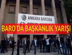 Ankara Barosu'nda başkanlık yarışı