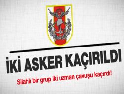 Lice'de 2 uzman çavuş kaçırıldı