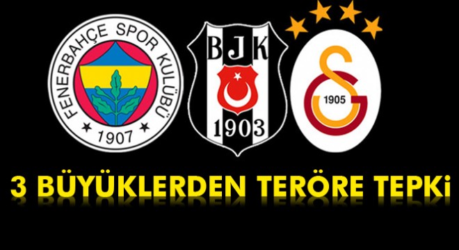 3 büyükler teröre tepki gösterdi