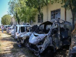 55 araç hasar gördü