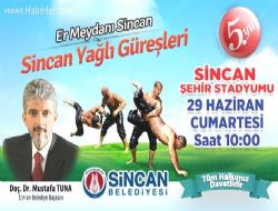 Sincan Er Meydanında Güreş Şöleni İçin Geri Sayım Başla