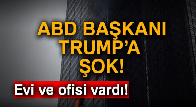 ABD Başkanı Trump'ın gökdeleninde yangın