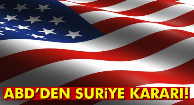 ABD, Suriye'ye yaptırım uygulayacak
