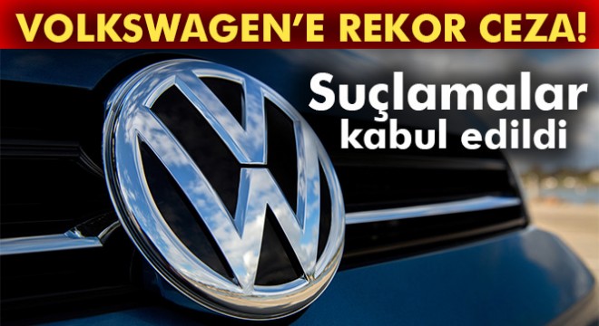 ABD'den Volkswagen'e 4.3 milyar dolar ceza