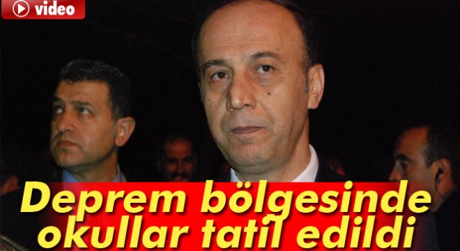 Adıyaman'daki depremin ardından okullar tatil edildi