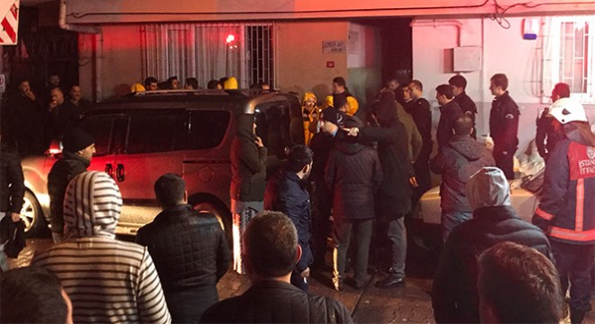 Bahçelievler'de açık unutulan elektrik sobası yangın çıkardı