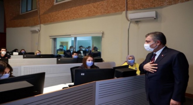 Bakan Koca: Avrupa Yakası Komuta Kontrol Merkezi'ni ziyaret etti