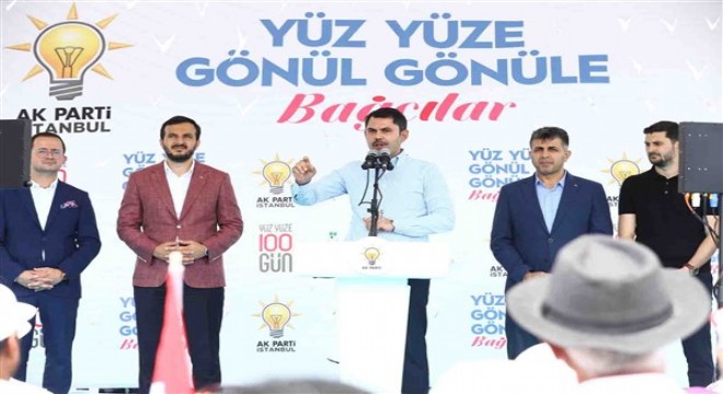 Bakan Kurum'dan Bağcılar'a 8 müjde
