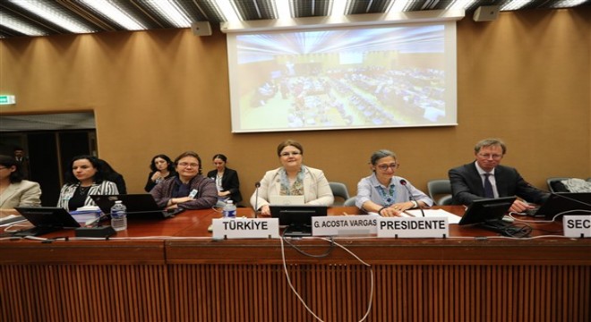 Bakan Yanık, Cenevre'de Türkiye'nin kadına yönelik şiddetle mücadelesini anlattı