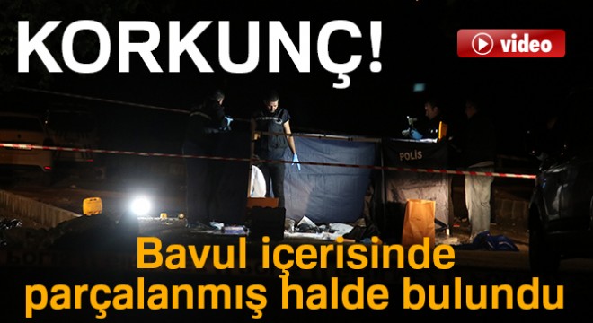 Başakşehir'de bavul içerisinde erkek cesedi bulundu