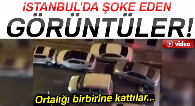 Başakşehir'de oto hırsızları ortalığı birbirine kattı