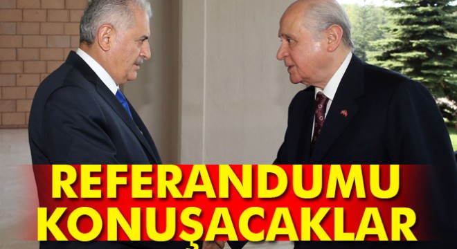 Başbakan Yıldırım, Bahçeli'yle görüşecek