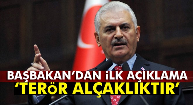 Başbakan Yıldırım: 'Bu olaylar milletimizin ve bizim terörle mücadele gücümüzü zayıflatmaz'