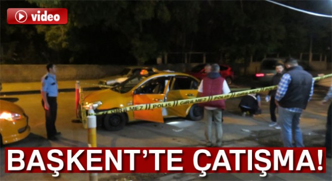 Başkent'te iki grup arasında çatışma: 2 ağır yaralı