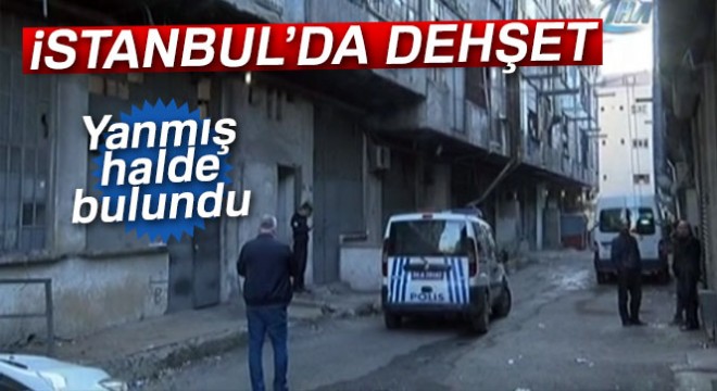 Bayrampaşa'da yanmış ceset bulundu