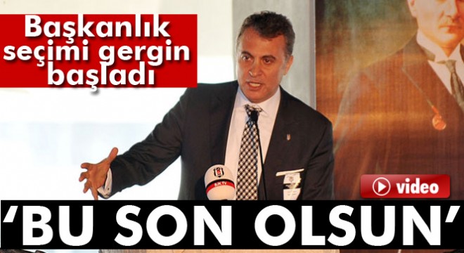 Beşiktaş'ın Divan Kurulu Başkanlık seçimi gergin başladı
