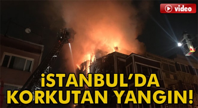 Beşiktaş'ta korkutan yangın