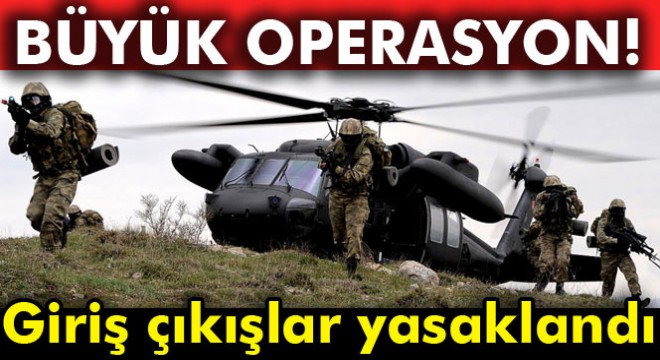 Bingöl'de terör operasyonu, 3 bölgede sokağa çıkma yasağı kararı alındı