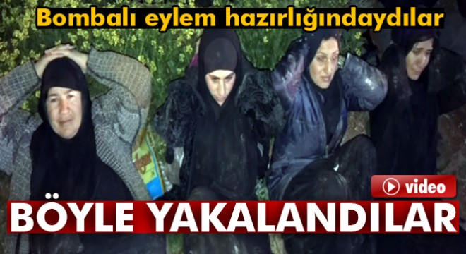 Bombalı eylem hazırlığında olan Çeçen uyruklu şahıs yakalandı