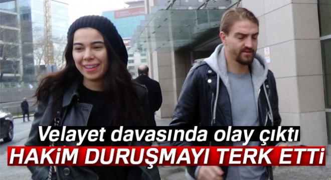 Caner Erkin ile Asena Atalay'ın velayet davasında olay çıktı