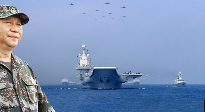 Çin'den gözdağı gibi tatbikat