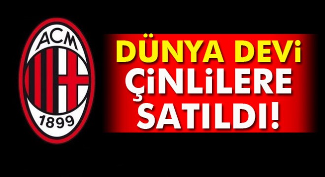 Çinliler Milan'ı satın aldı