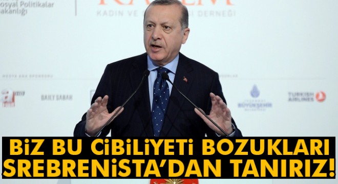 Cumhurbaşkanı Erdoğan: 'Biz Hollanda'yı ve Hollandalıları Srebrenitsa katliamından tanırız'
