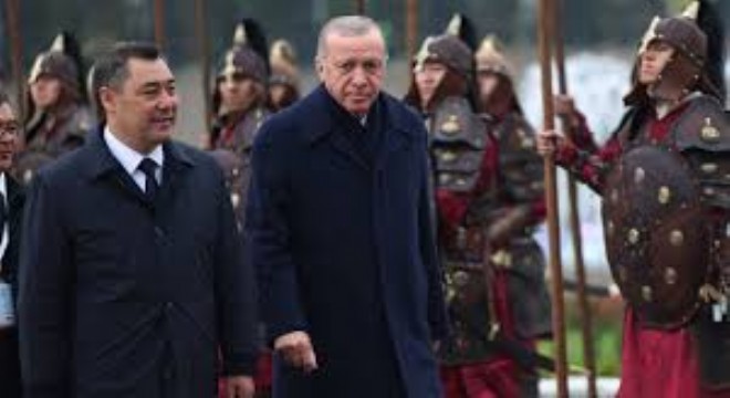 Cumhurbaşkanı Erdoğan Kırgızistan'da