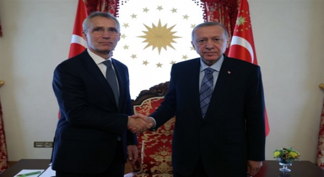 Cumhurbaşkanı Erdoğan, NATO Genel Sekreteri Stoltenberg'i kabul etti