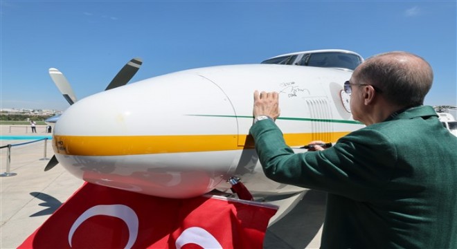 Cumhurbaşkanı Erdoğan, T70 genel maksat helikopterine ‘Nefes' ismini verdi