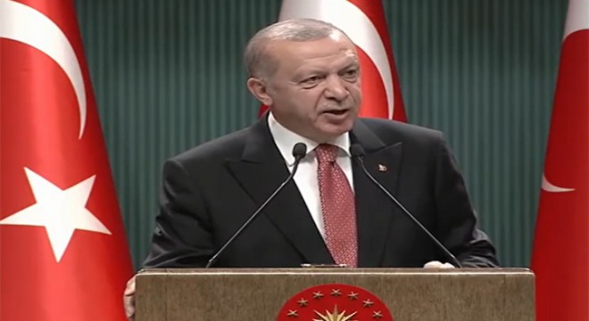 Cumhurbaşkanı Erdoğan, kabine toplantısı sonrası ''Millete Sesleniş'' konuşması yaptı