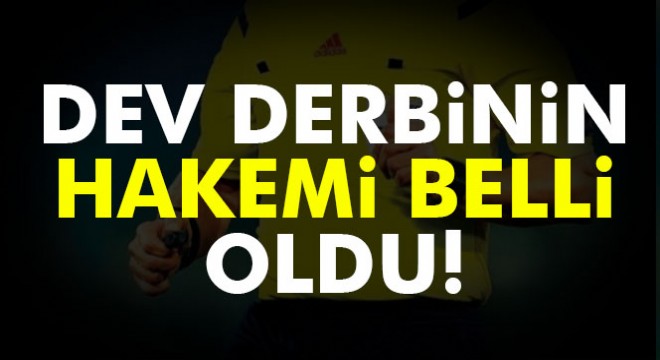 Dev derbi Fırat Aydınus'un