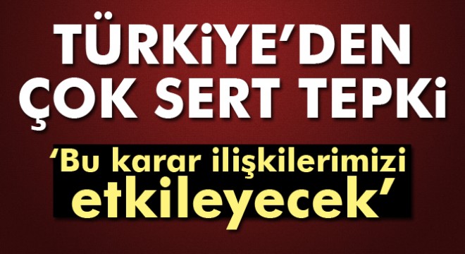 Dışişleri Bakanlığından Yunanistan'a tepki