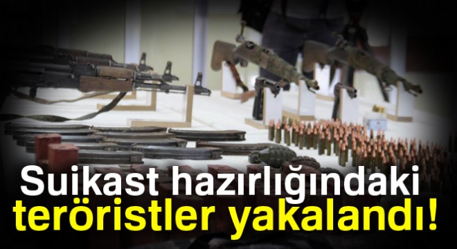 Diyarbakır'da suikast hazırlığındaki 3 terörist yakalandı