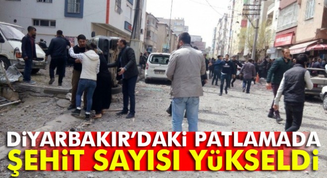 Diyarbakır'daki patlamada şehit sayısı 3'e yükseldi