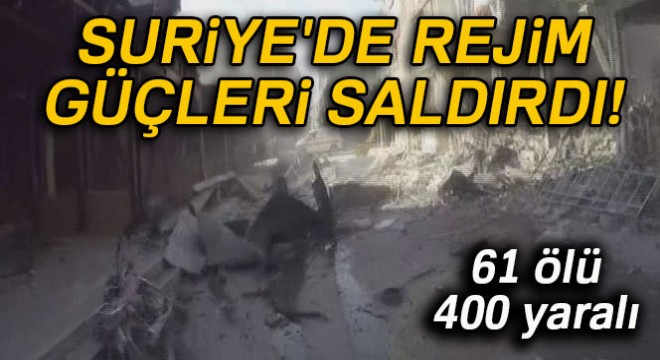 Doğu Guta'da hava saldırısı: 61 ölü, 400 yaralı