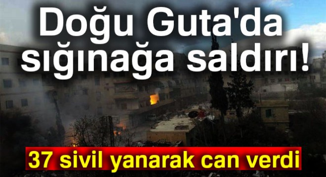 Doğu Guta'da sivillere saldırı: 37 ölü