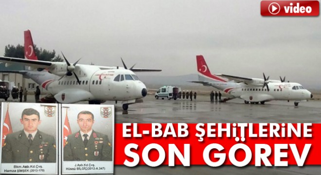 El-Bab şehitlerimize son görev