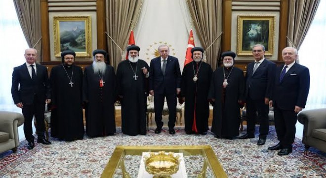 Erdoğan, Süryani Ortodoks Kilisesi Temsilcileriyle Bir Araya Geldi