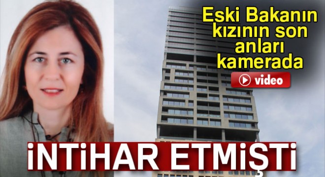 Eski Bakanın kızının son anları kamerada