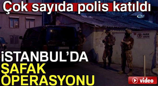 Fatih'te Özel Harekat destekli uyuşturucu operasyonu