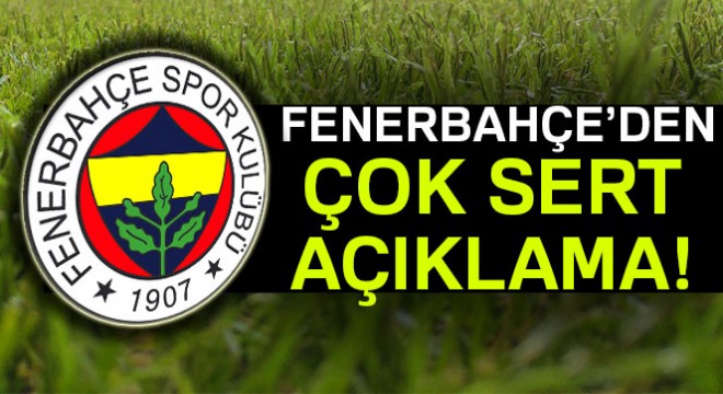 Fenerbahçe Kulübü: 'MHK'ya güvenimiz kalmamıştır'