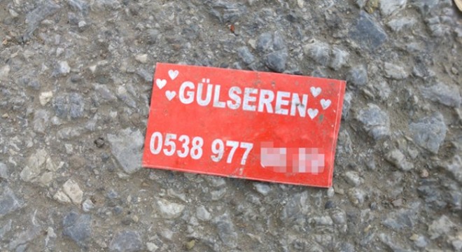 Fuhuş kartvizitlerine ‘müstehcen' ayarı