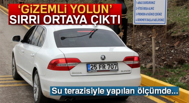 Gizemli yolun' sırrı ortaya çıktı